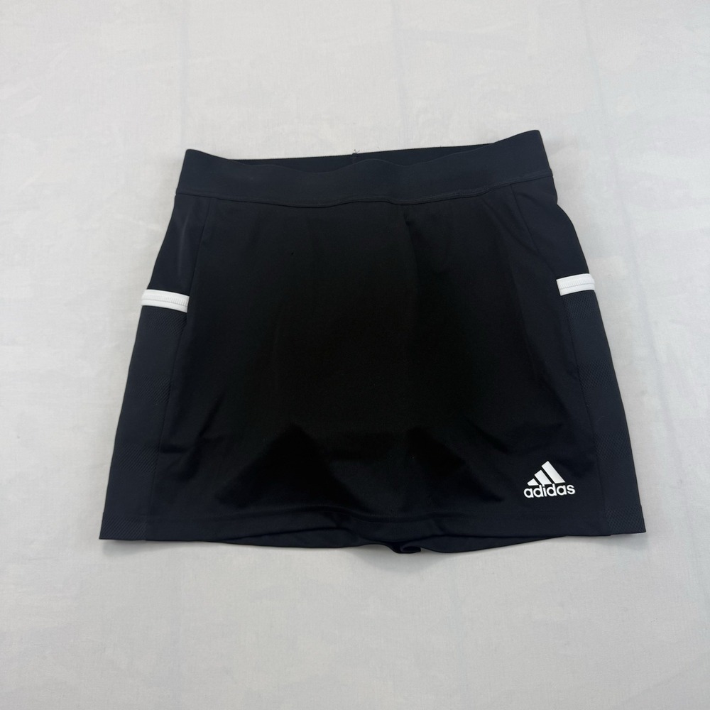 adidas Climalite Womens S Black Athletic Skort Tennis Golf Logo
